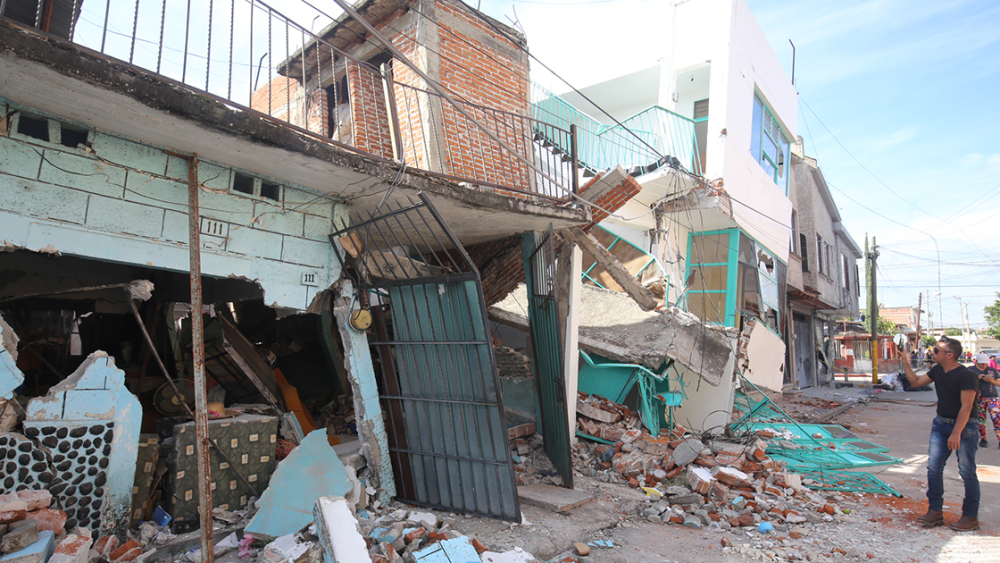 RECORRIDO POR JOJUTLA - Recorrido por zonas devastadas por el terremoto en  Jojutla morelos enviado especial Hugo Salazar