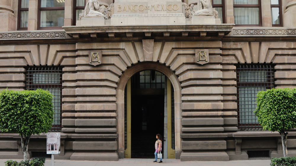 BANCO DE MEXICO - FACHADA DEL BANCO DE MEXICO (BANXICO). FOTO: ZULLEYKA HOYO