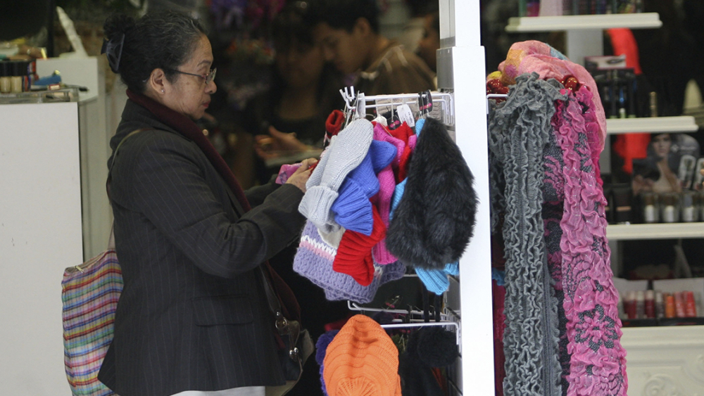 COMPRAS - EN IMAGEN ASPECTOS  DE COMPRAS DE NAVIDAD EN EL CENTRO HISTORICO