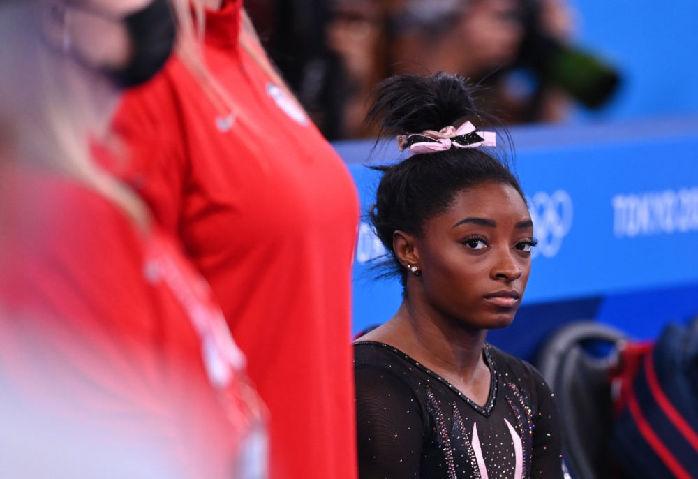 Simone Biles, gimnasta estadounidense, multimedallista mundial y olímpica. Foto: Reuters