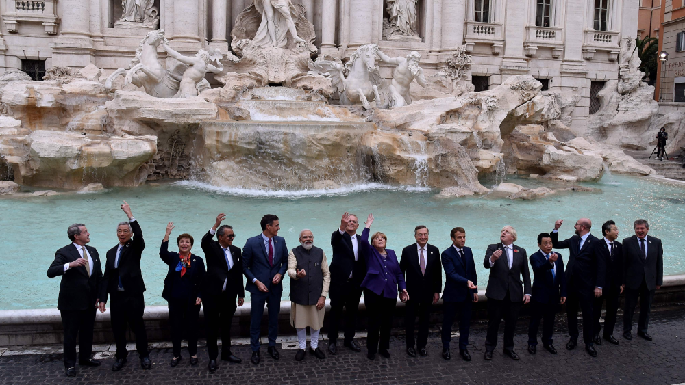 Líderes del G20. Foto: AFP.