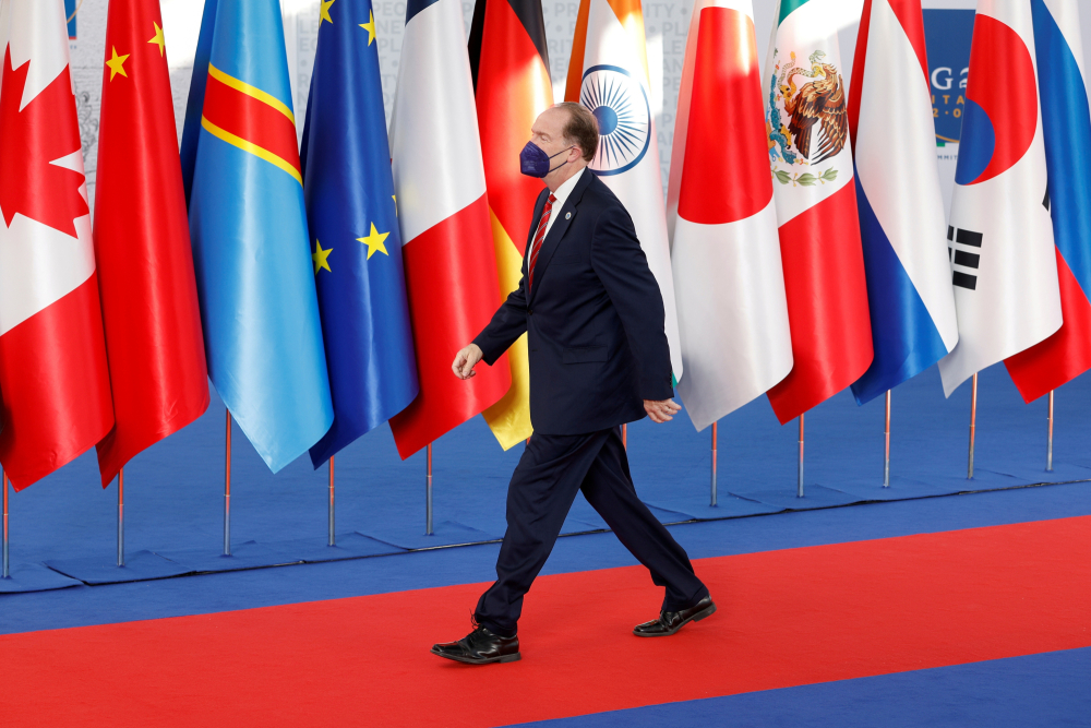 El presidente del Banco Mundial, David Malpass, pidió el sábado a los líderes del G20 que aceleren el trabajo sobre la reestructuración de la deuda en las naciones de bajos ingresos. Foto: Reuters