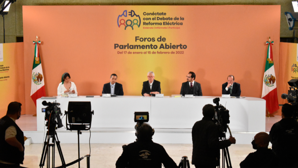 Foro 25 del Parlamento Abierto de la reforma eléctrica en la Cámara de Diputados. Foto EE: Cortesía Cámara de Diputados