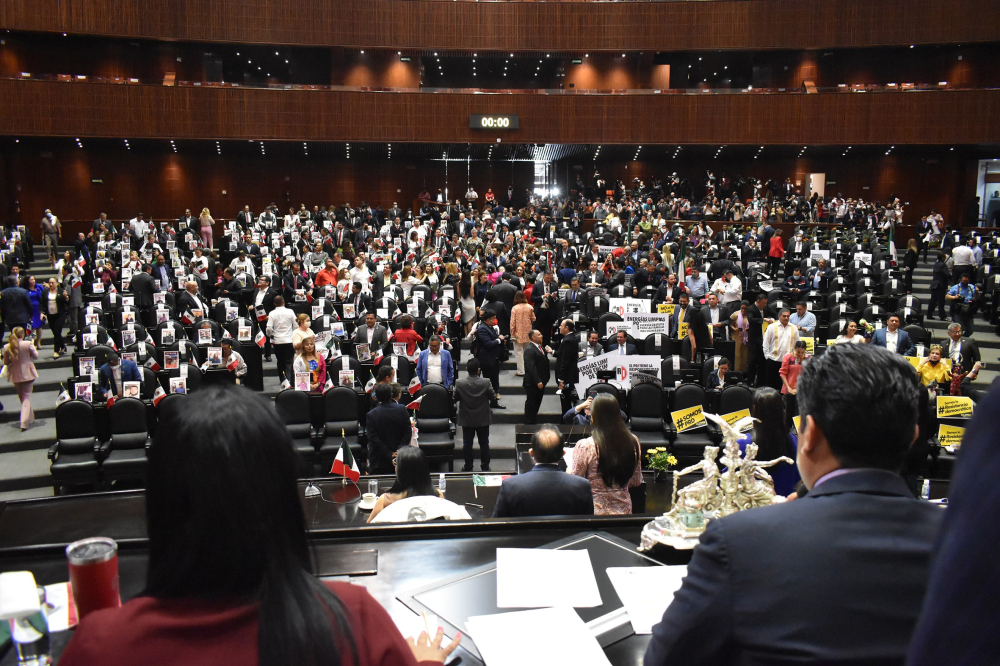 Sesión ordinaria de la Cámara de Diputados del domingo 17 de abril de 2022. Foto EE: Cortesía Cámara de Diputados