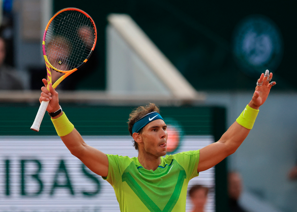 Con un grito de gloria, Rafael Nadal quitó el cerrojo al empate para avanzar a los cuartos de final. Foto: Reuters