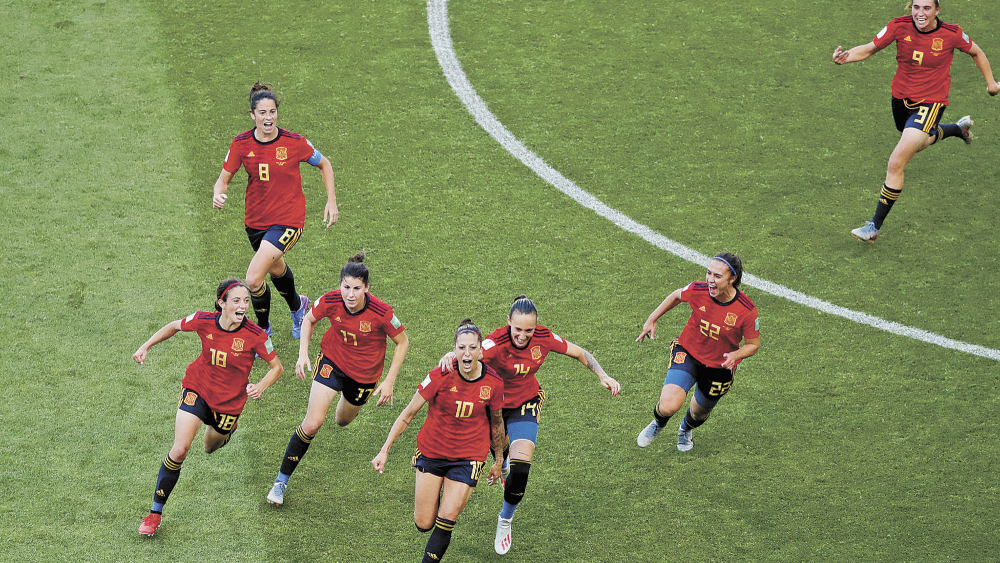 Selección femenina de fútbol de España. Foto: Reuters