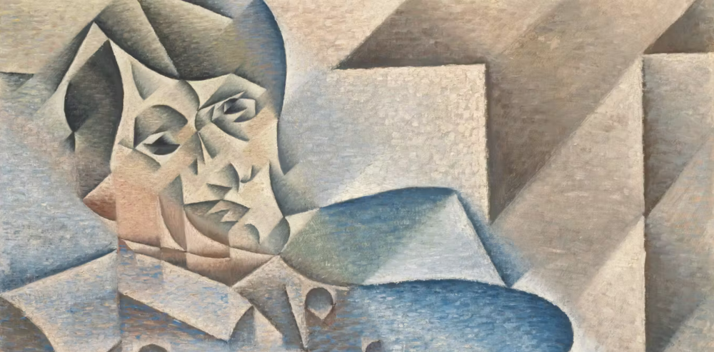  Retrato de Pablo Picasso por Juan Gris, 1912. Google Art Project