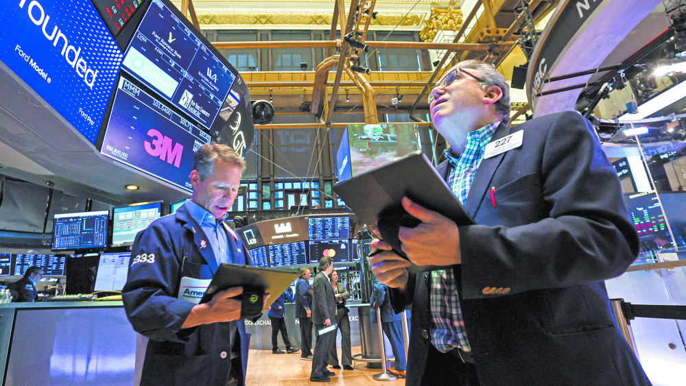 El Dow Jones cae con la mayoría de sus valores en rojo. 3M lidera las pérdidas. Foto EE: Archivo