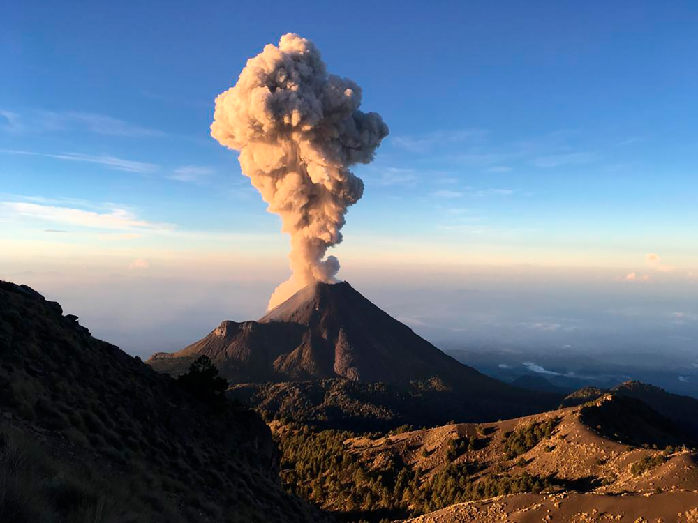 Volcán de Fuego de Colima. Foto EE: Cortesía Dirección de Turismo de Ciudad Guzmán