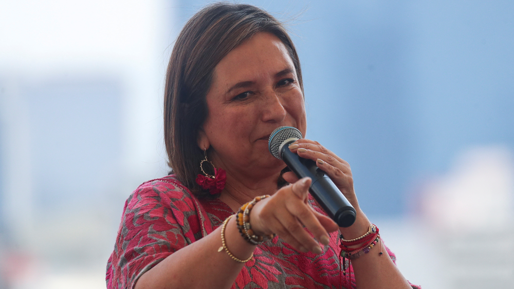 La senadora Xóchitl Gálvez, del Partido Acción Nacional (PAN) y coordinadora nacional del Frente Amplio por México. Foto EE: Archivo