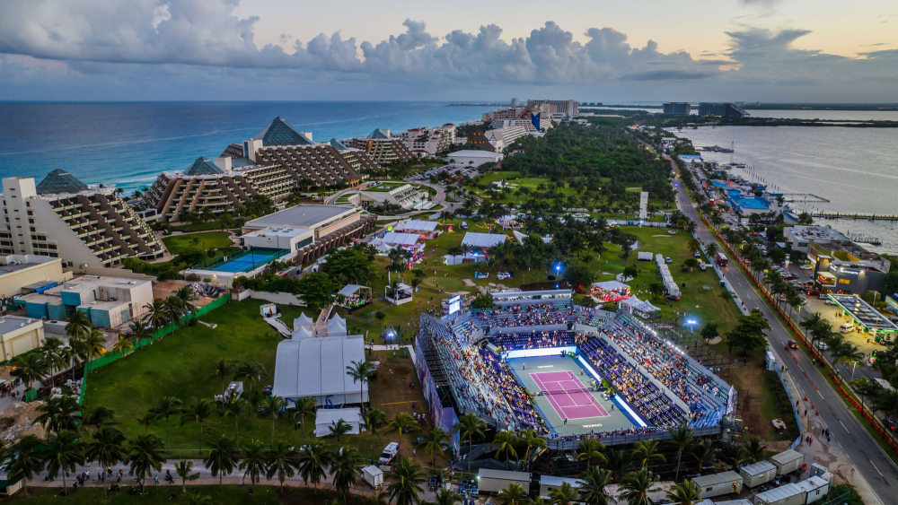 Cancún no tiene contrato con el WTA Tour para albergar más torneos próximamente. Foto: