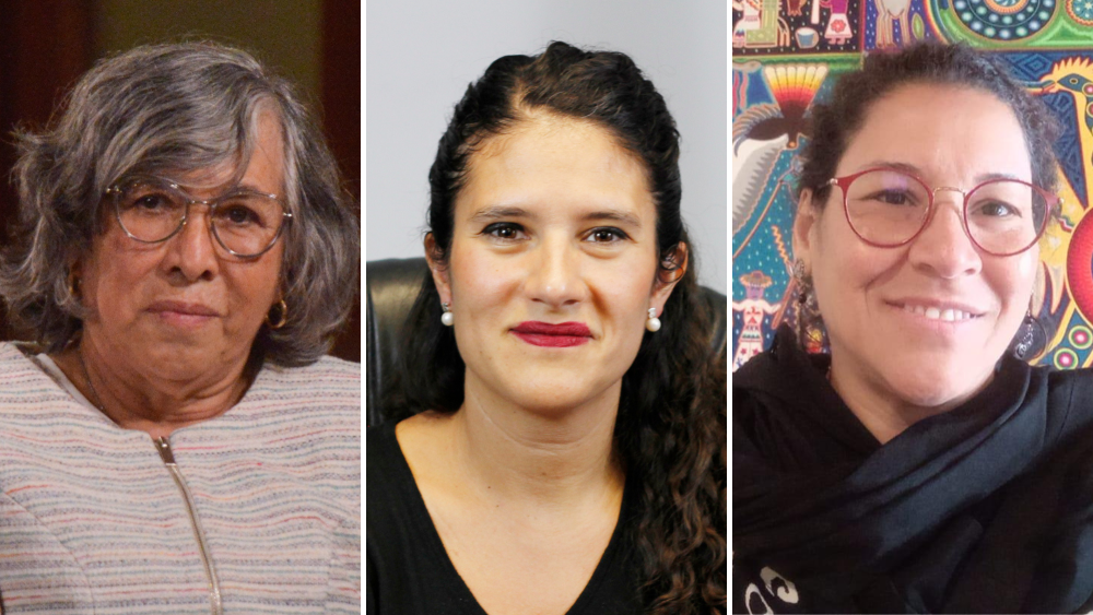 María Estela Ríos González, Bertha María Alcalde Luján y Lenia Batres Guadarrama son las mujeres que integran la terna presentada por el presidente Andrés Manuel López Obrador para ocupar la vacante en la SCJN. Foto EE: Especial