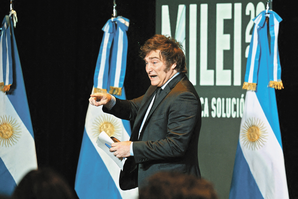 Javier Milei. Foto: AFP