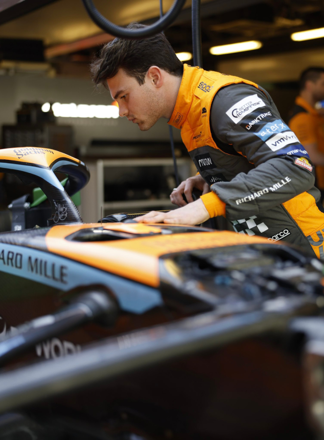 Patricio O'Ward estrenó su etiqueta de “reserva” como piloto de McLaren. Foto EE: Especial