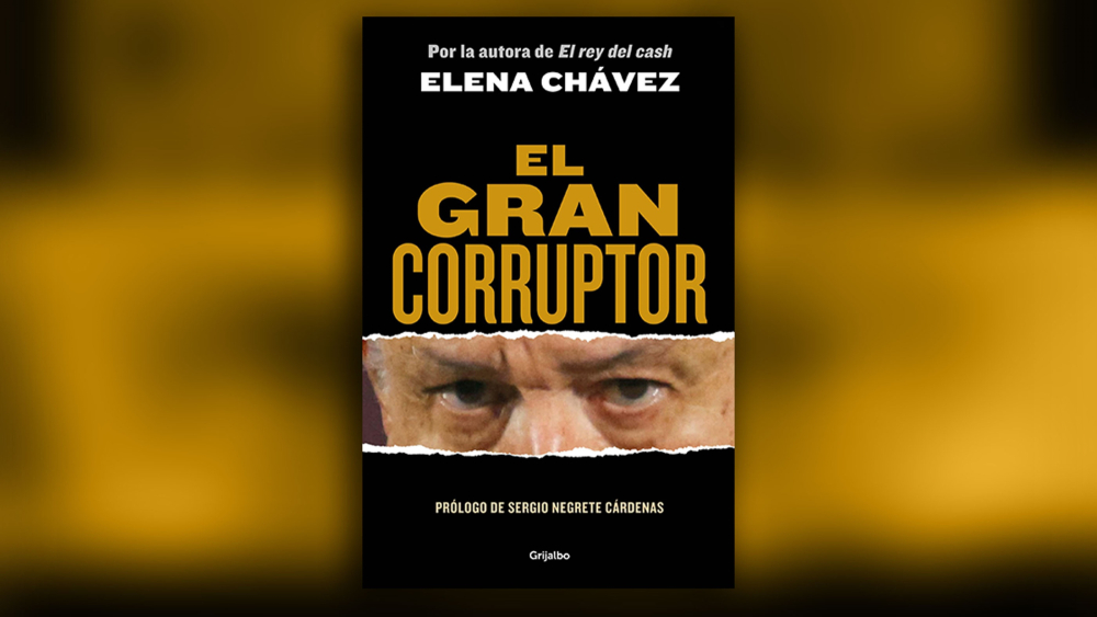 Portada del libro “El gran corruptor”, de Elena Chávez. Ilustración EE: Cortesía.