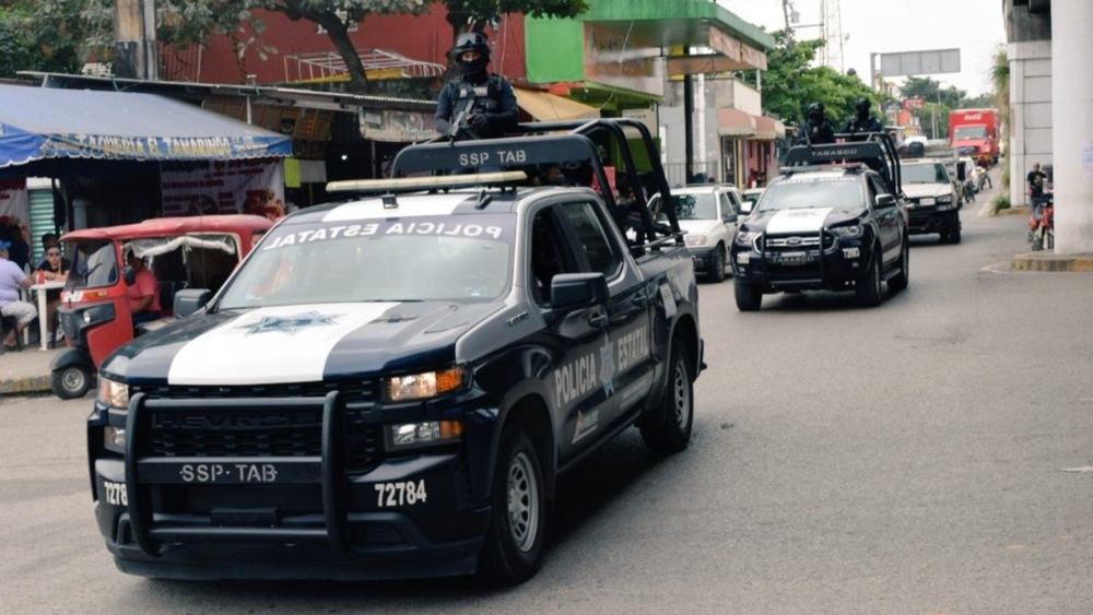 Policía de Tabasco. Foto EE: Cortesía.