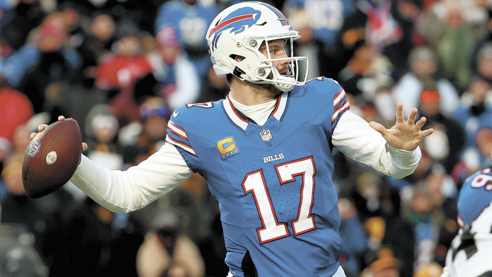 Josh Allen, quarterback del equipo de Buffalo. Foto: AFP