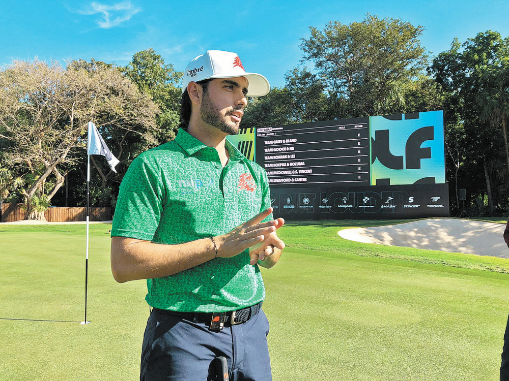 Abraham Ancer ha construido una carrera como empresario a la par del golf. Foto EE: Marisol Rojas.