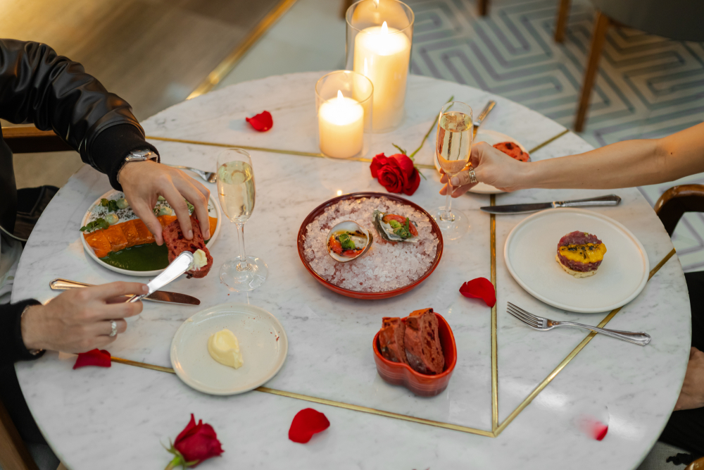 Menú de San Valentín en restaurante Balta