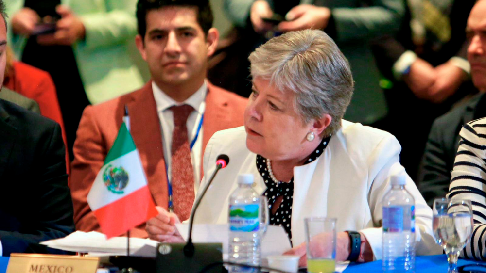 Alicia Bárcena, secretaria de Relaciones Exteriores de México, asistió a la Reunión de Alto Nivel sobre Haití. Foto EE: Cortesía X / @SRE_mx