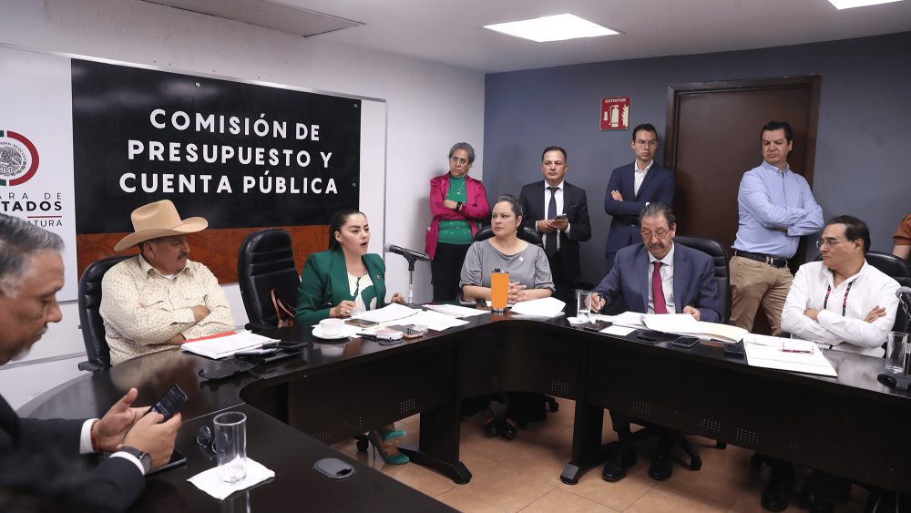 Sesión de la Comisión de Presupuesto y Cuenta Pública de la Cámara de Diputados. Foto EE: Cortesía