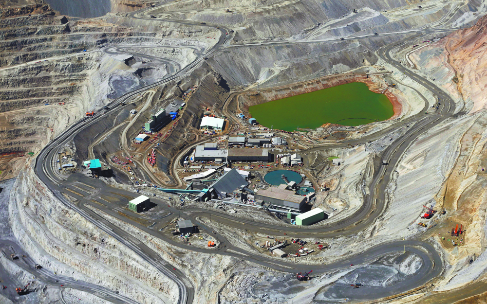 FILE PHOTO: An aerial view of Anglo American