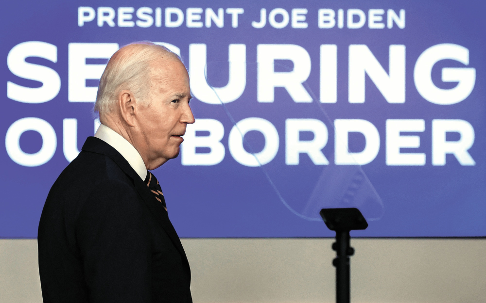 U.S. President Biden announces executive action on U.S.-Mexico border enforcement during remarks at White House in Washington