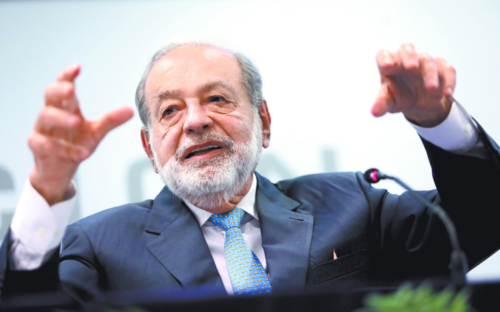 Carlos Slim es uno de los dos hombres más ricos de AL y el Caribe. Foto FF: Fric Lugo