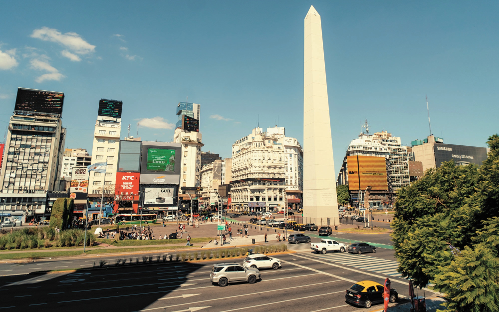 The,Obelisk,A,Major,Touristic,Destination,In,Buenos,Aires,,Argentina