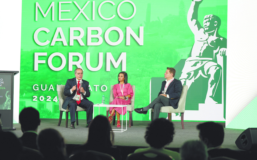 La BMV promueve el MÉXICO2, un foro que busca promover la compensación de emisión de carbono. Foto: Especial