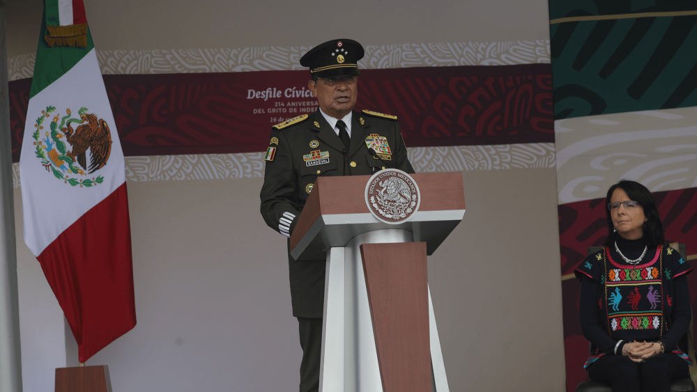 Luis Cresencio Sandoval, titular de la Secretaría de la Defensa Nacional. Foto EE: Eric Lugo