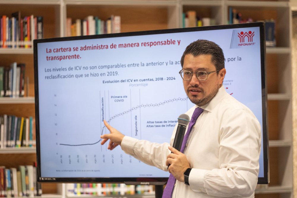 Carlos Martínez Velázquez, director del Infonavit. Foto: Cortesía.