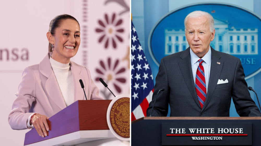 La presidenta de México, Claudia Sheinbaum, conversó este viernes con el presidente de Estados Unidos, Joe Biden.