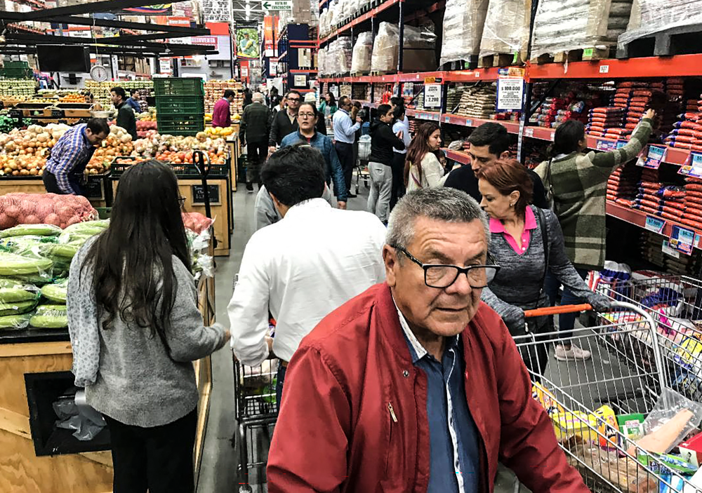 Supermercado en Colombia.