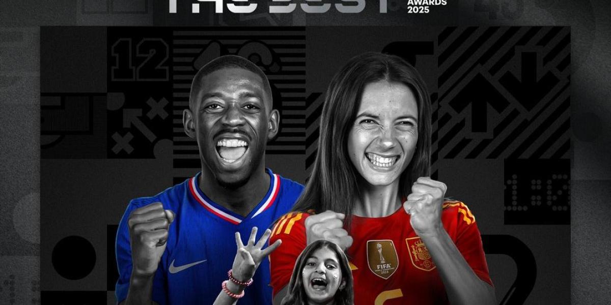 Dembélé y Bonmatí se llevan los The Best 2025; Lizbeth Ovalle gana el Premio  Marta al mejor gol del año