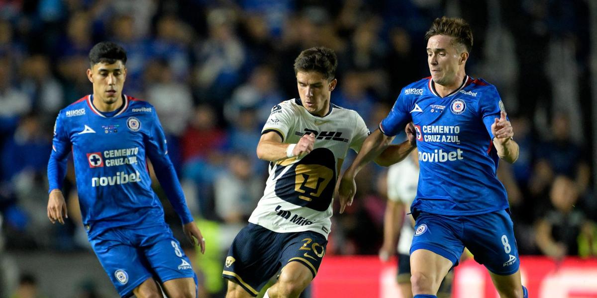 Cruz Azul y Pumas empatan 0-0 en la ida de la final del Clausura 2026