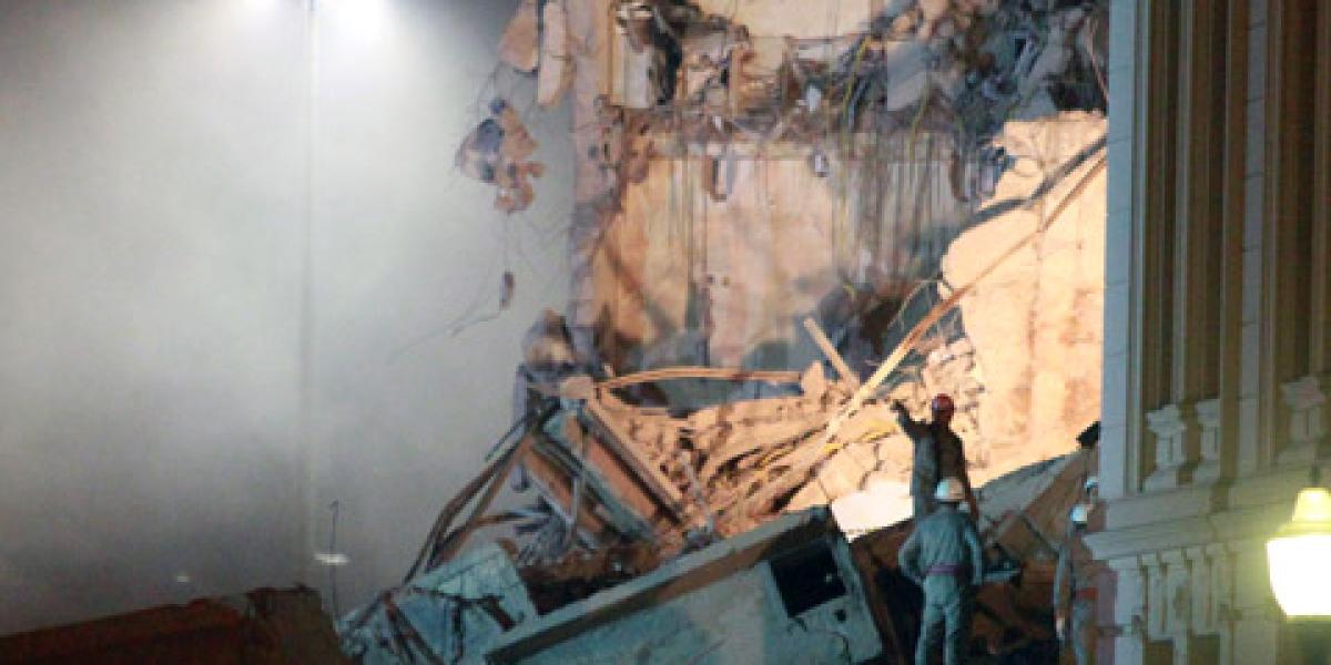 Derrumbe de edificio deja 11 víctimas en Brasil