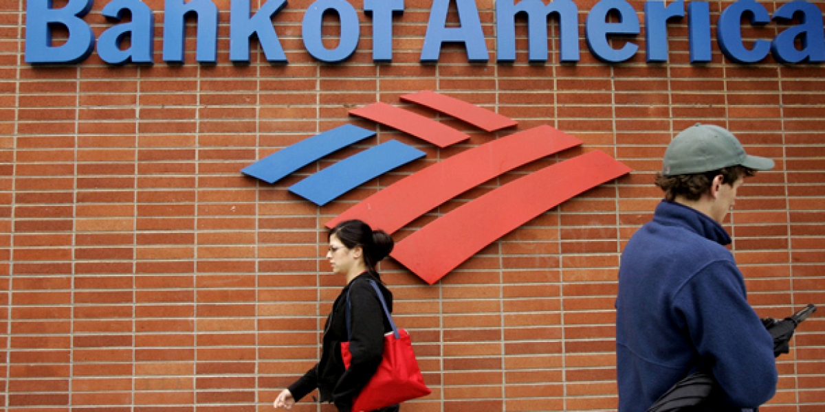 Bank of America registra ganancias de 70%