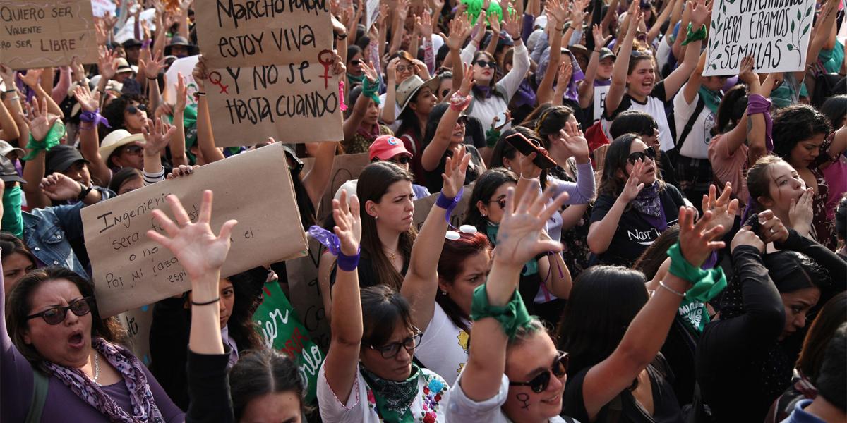 Miles de mujeres tomaron las calles de la CDMX pidiendo seguridad ...