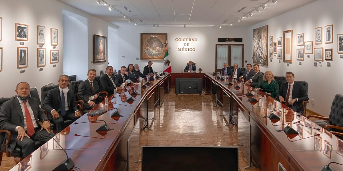 AMLO se reunió con empresarios del Consejo Mexicano de Negocios