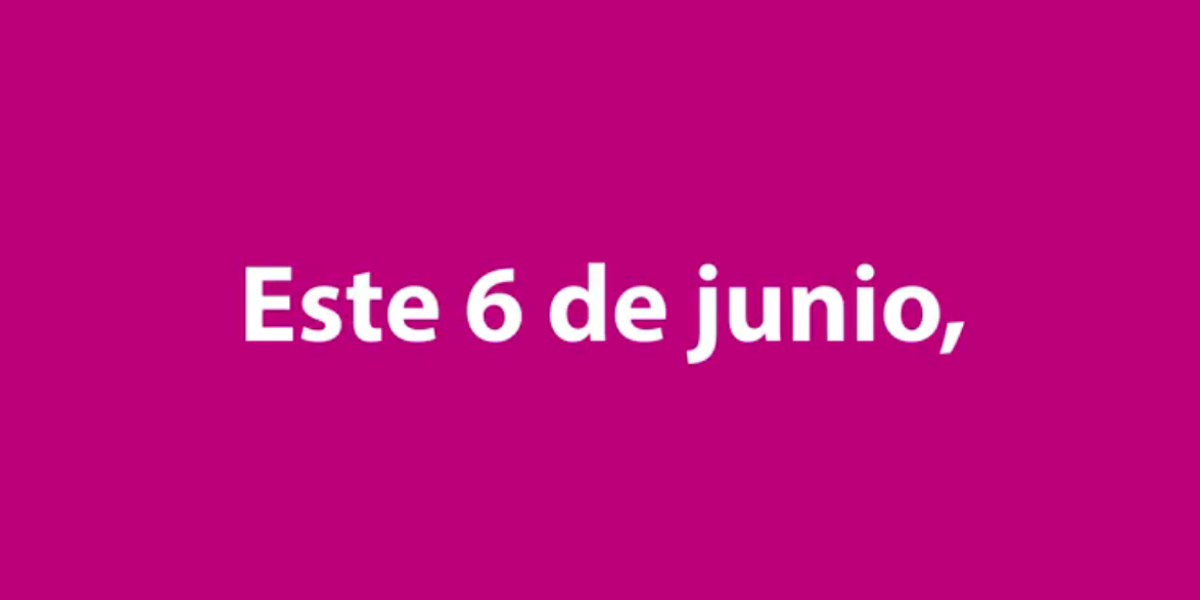 El próximo 6 de junio #VotarEsSeguro