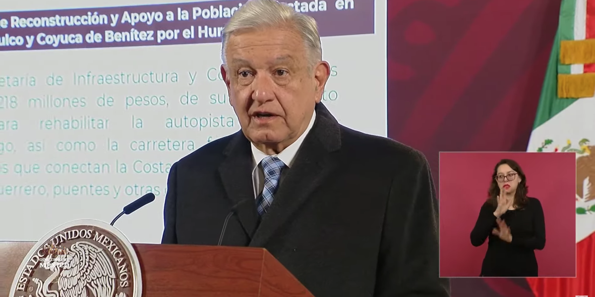 AMLO presenta el plan de reconstrucción y apoyo a Acapulco por el ...