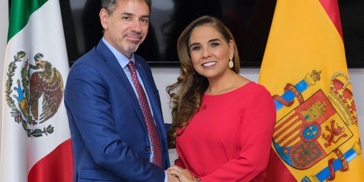 Se reúnen Mara Lezama y el embajador de España Juan Duarte para ...