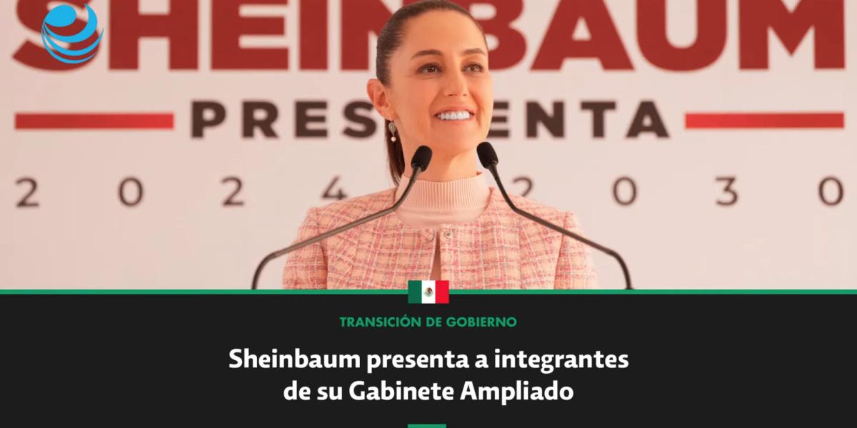 EN VIVO: Claudia Sheinbaum presenta a integrantes de su Gabinete Ampliado