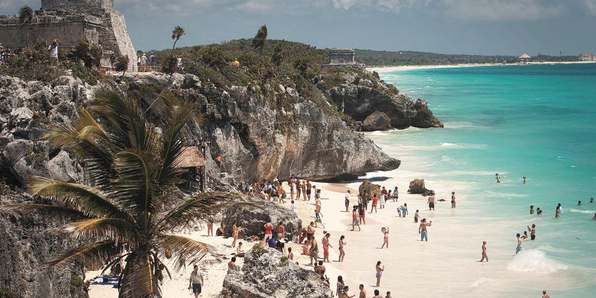 A la baja, afluencia de visitantes a zona arqueológica de Tulum