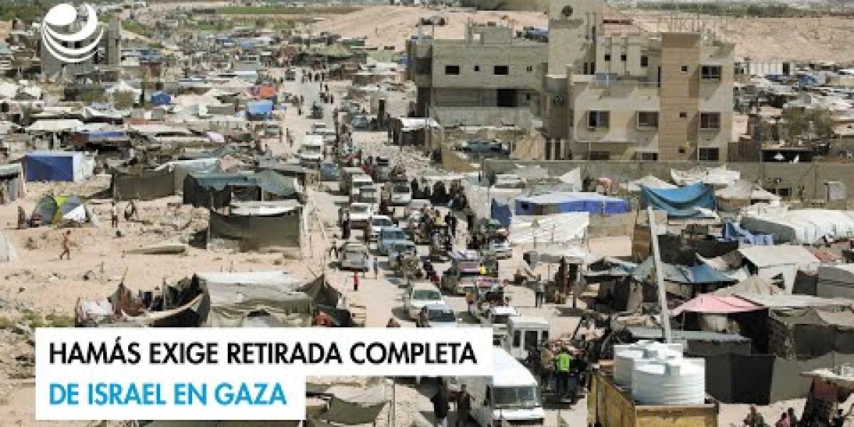 Hamás exige retirada completa de Israel en Gaza