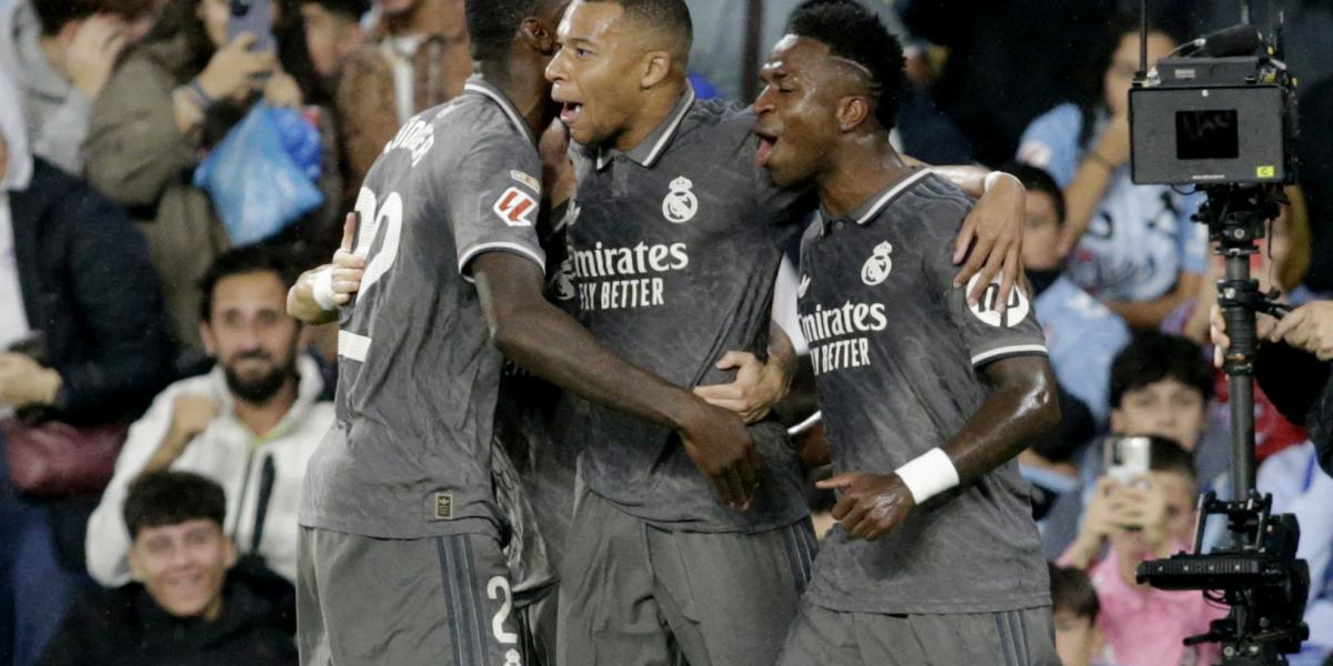 Mbappé y Vinicius dan la victoria en Vigo al Real Madrid