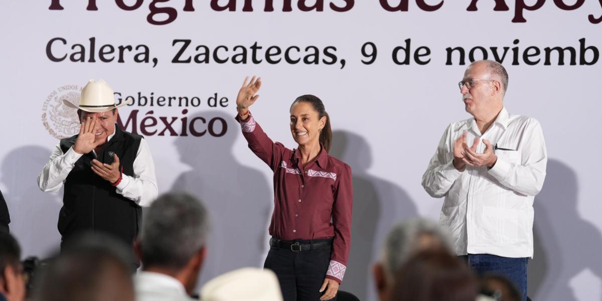 Sheinbaum Pardo cancela actividades en Zacatecas