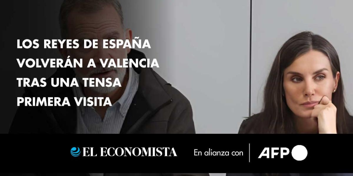 Los reyes de España volverán a Valencia tras una tensa primera visita