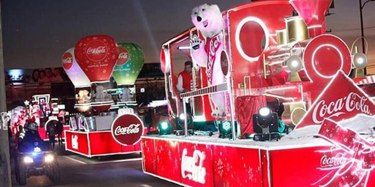 Publicidad enmascarada: Piden detener caravanas navideñas de refresquera por impacto en la salud infantil